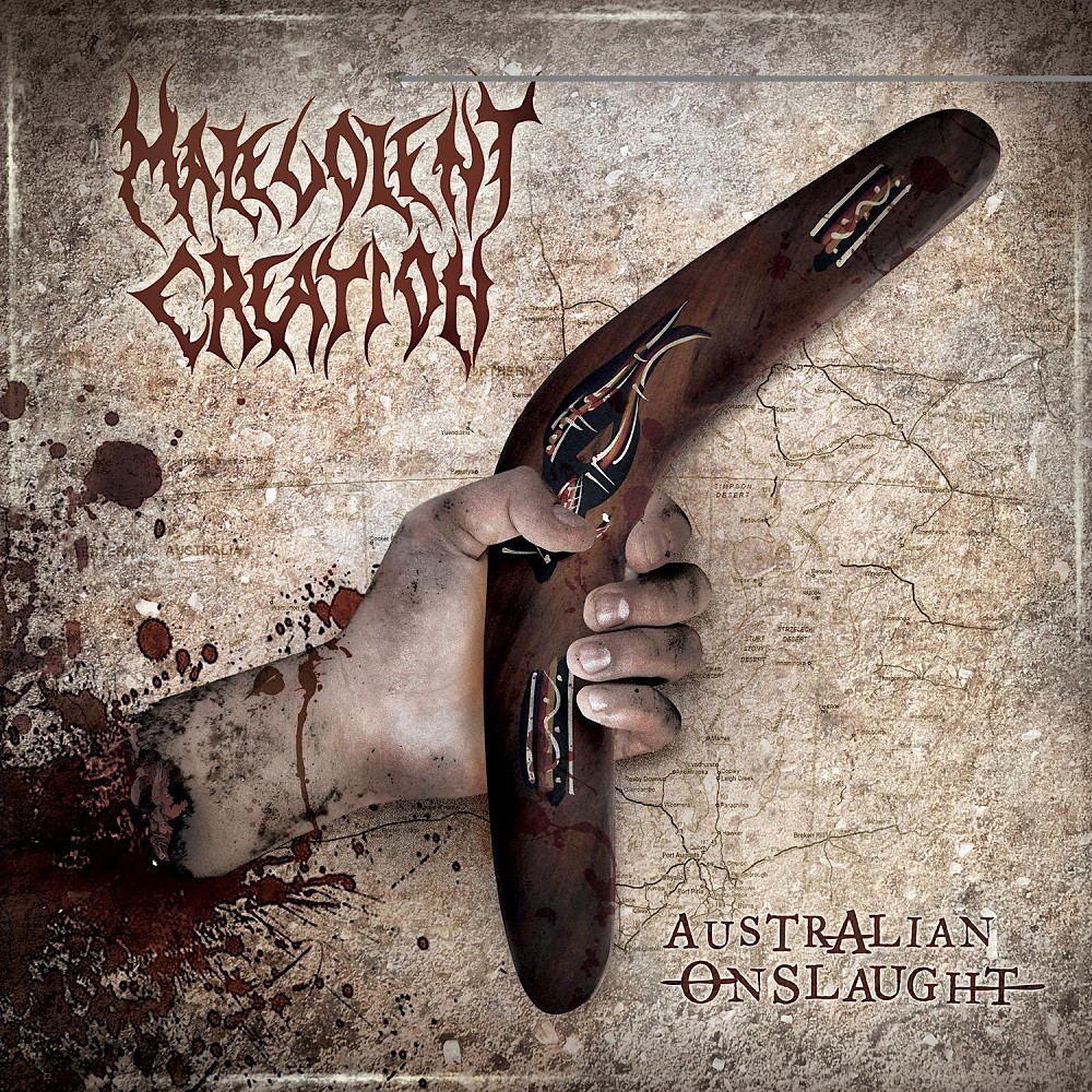 Malevolent Creation - Australian Onslaught (2010) Cover
