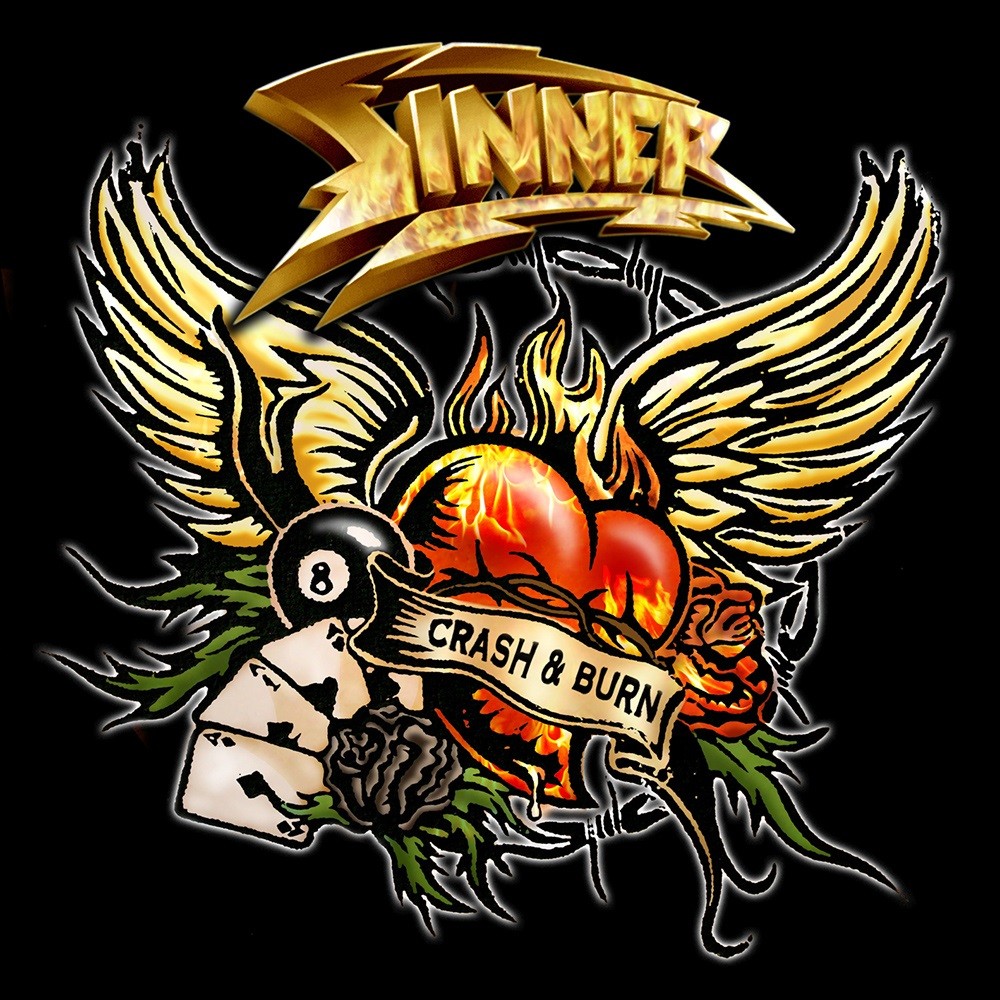 Sinner - Crash & Burn (2008) Cover