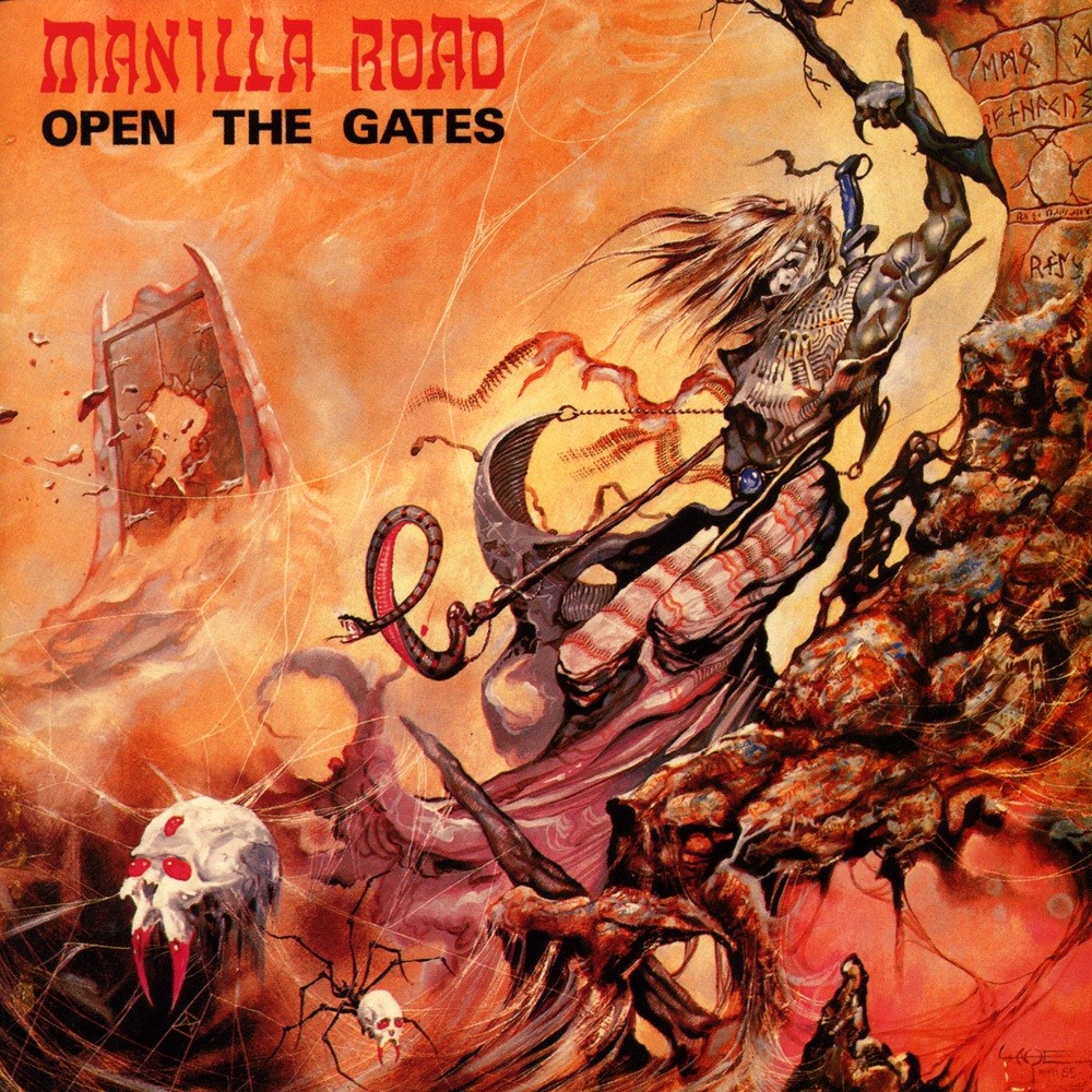 Manilla Road - Open the Gates (1985) Cover