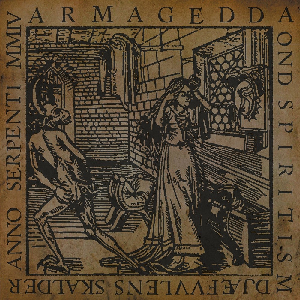 Armagedda - Ond Spiritism - Djæfvulens Skalder (2004) Cover