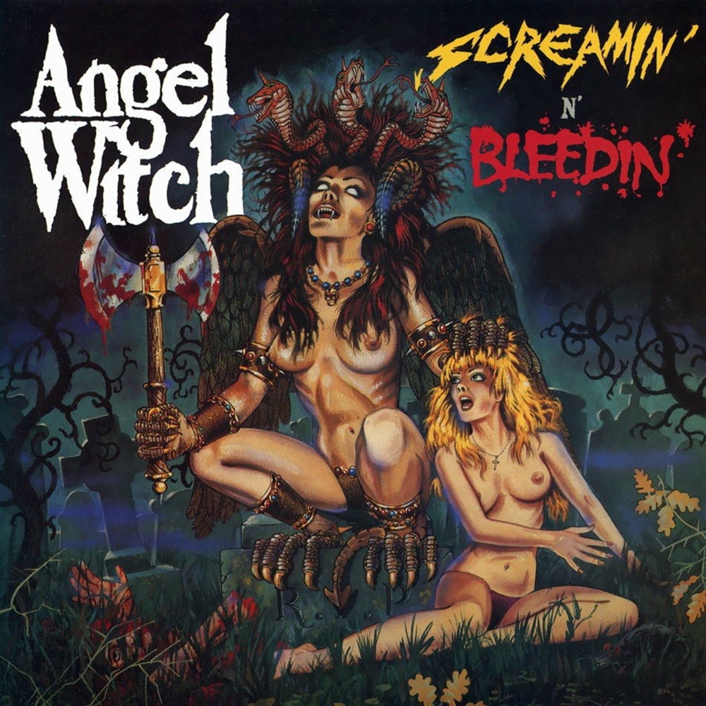 Angel Witch - Screamin' n' Bleedin' (1985) Cover