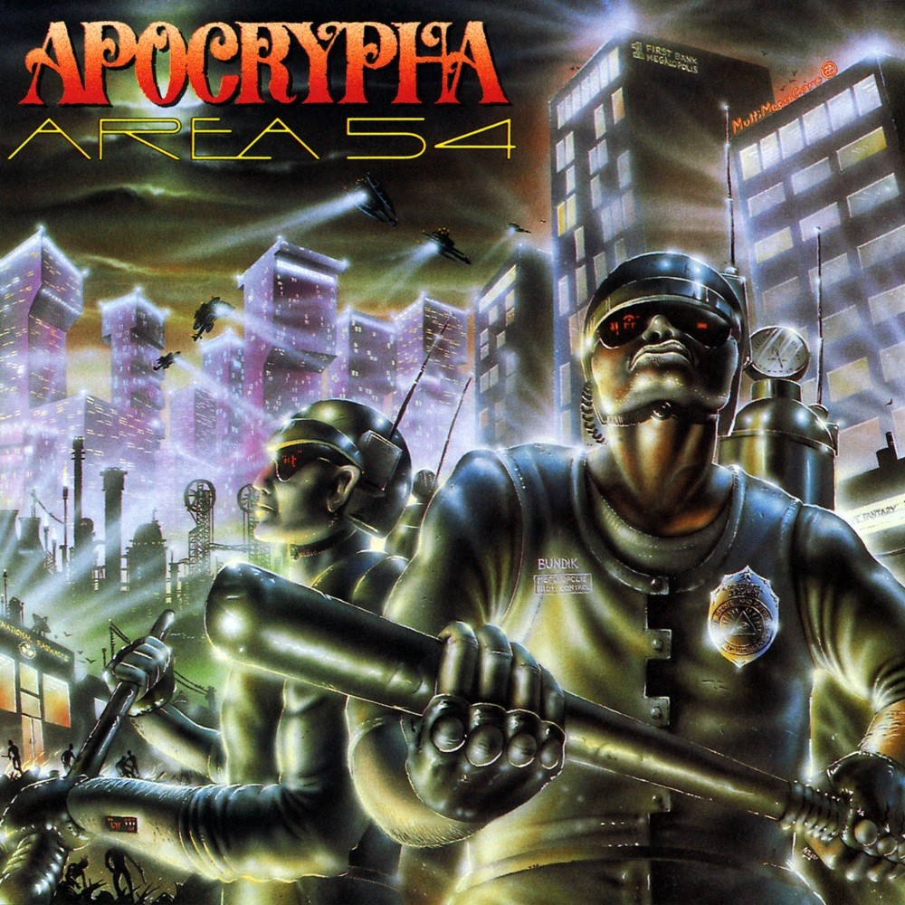 Apocrypha - Area 54 (1990) Cover