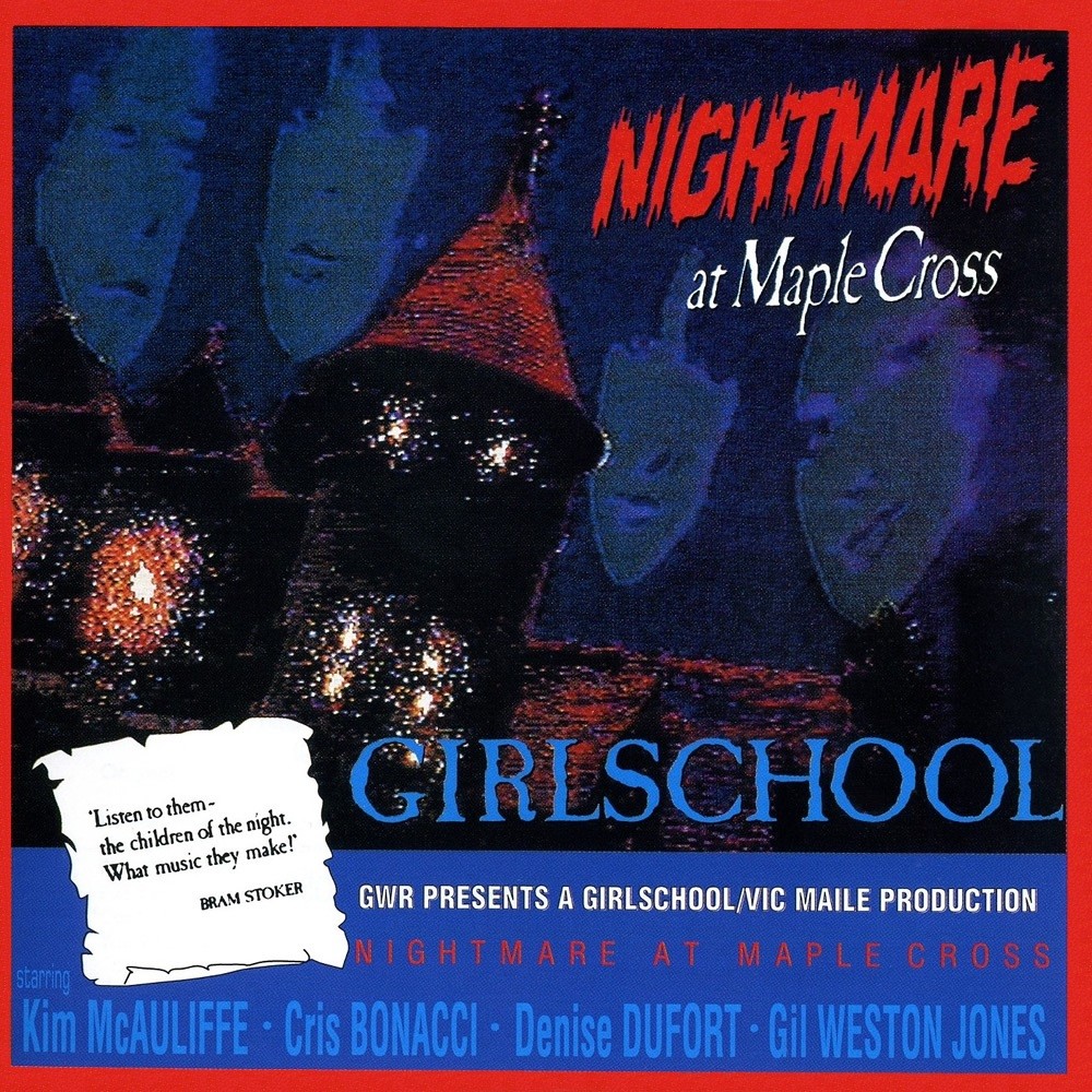 Girlschool - Nightmare at Maple Cross (1986) Cover