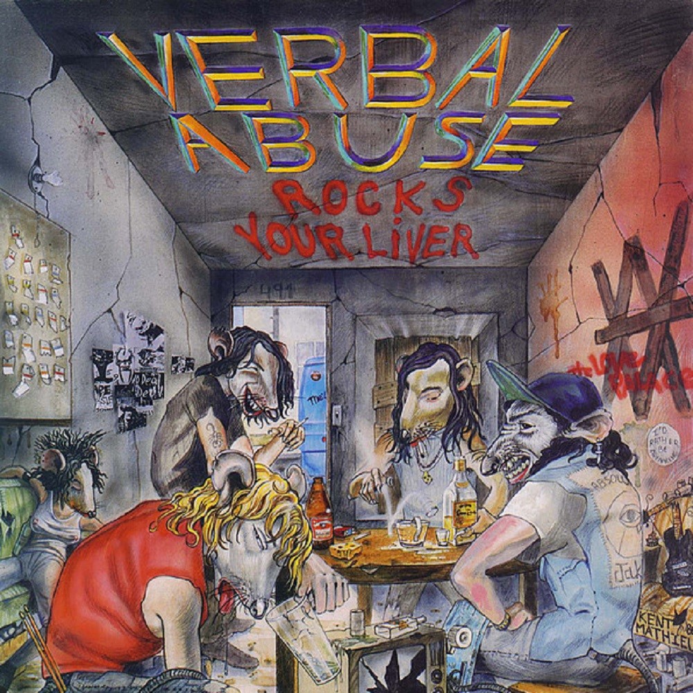 Verbal Abuse - Rocks Your Liver (1986) Cover
