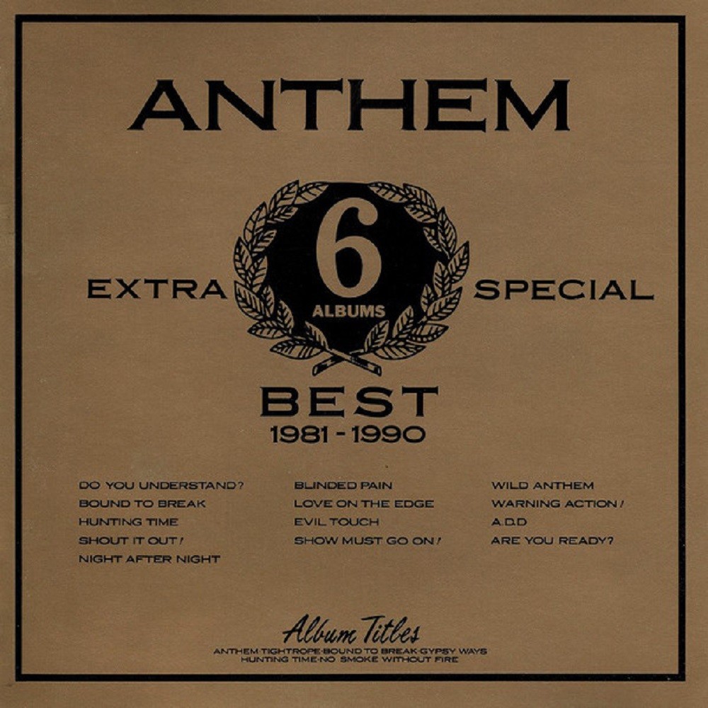 Anthem - Best 1981-1990 (1990) Cover