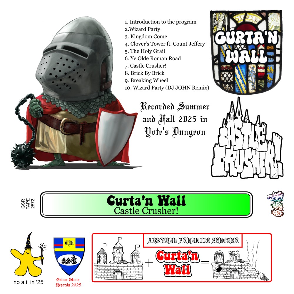 Curta'n Wall - Castle Crusher! (2026) Cover