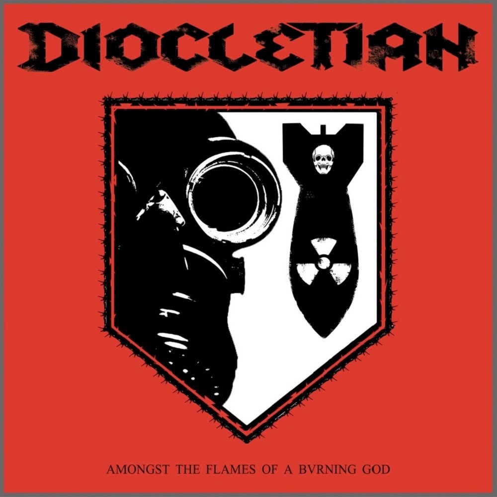 Diocletian - Amongst the Flames of a Burning God (2019) Cover