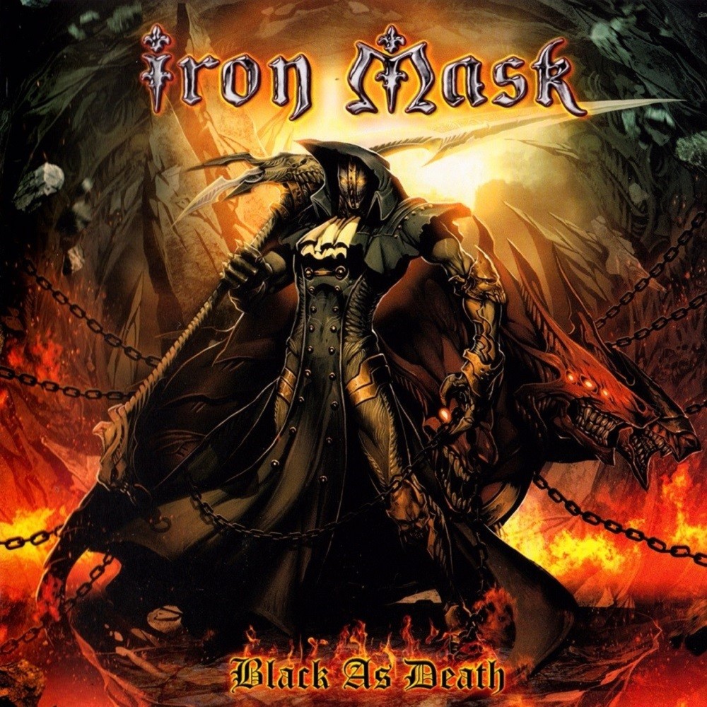 Iron Mask - Black as Death (2011) Cover