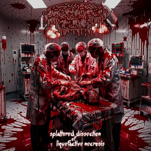 Splattered Dissection of Liquefactive Necrosis