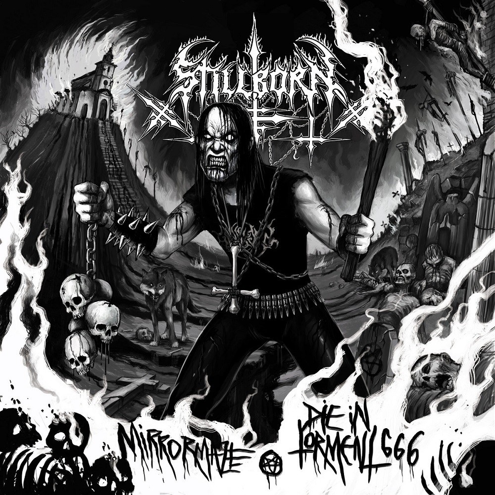 Stillborn (POL) - Mirrormaze / Die in Torment 666 (2018) Cover