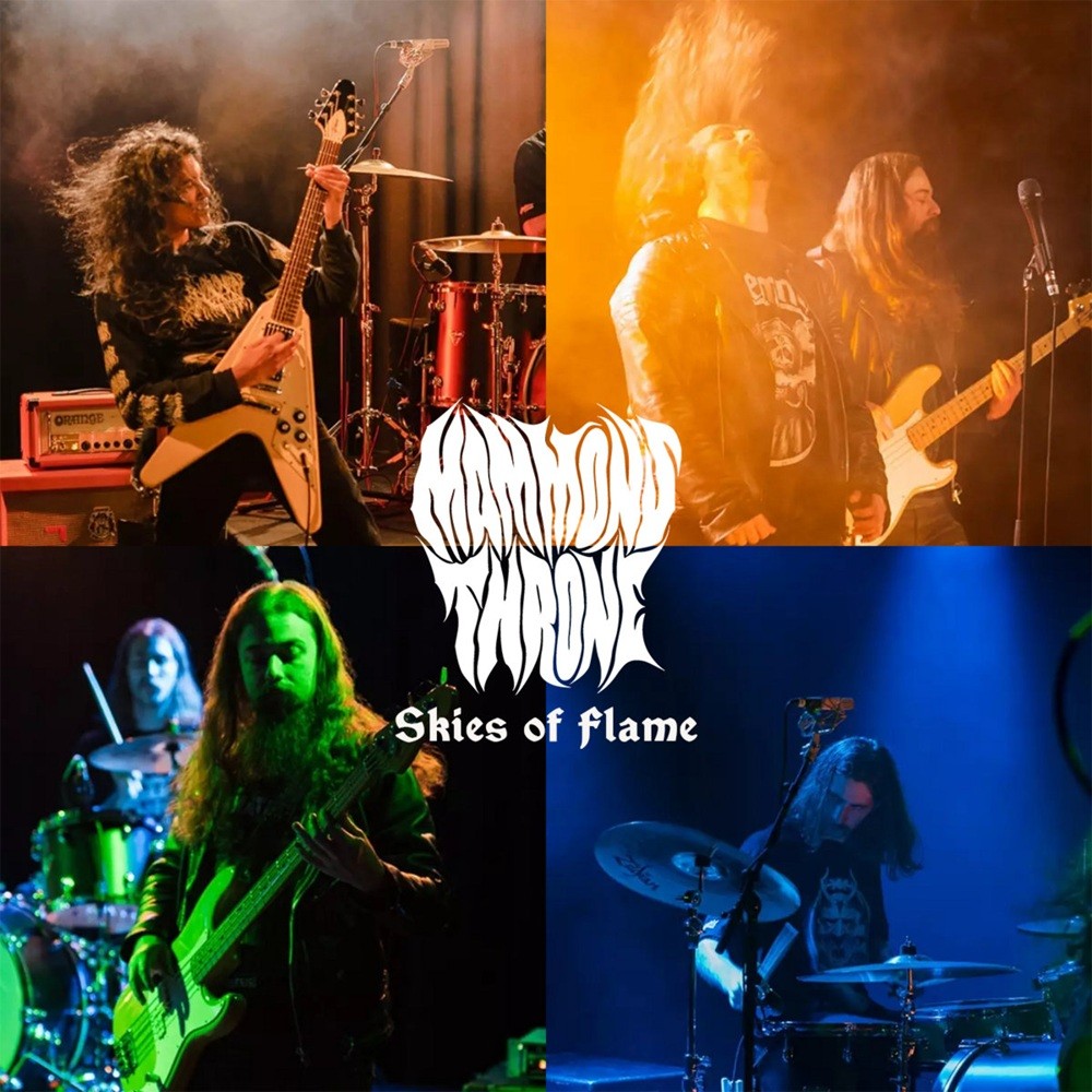 Mammon's Throne - Skies of Flame (2021) Cover