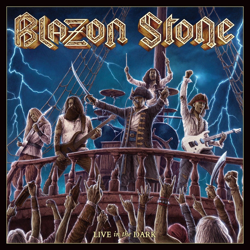 Blazon Stone - Live in the Dark (2019) Cover