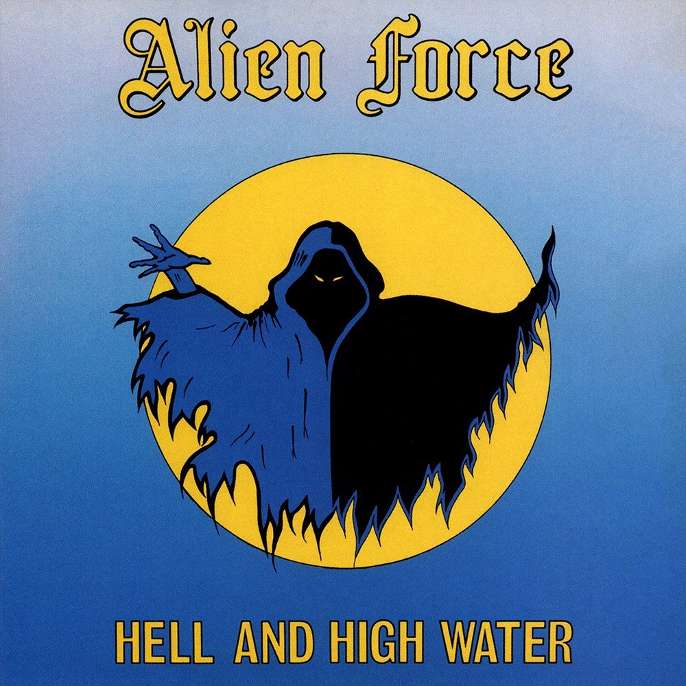 Alien Force - Hell and High Water (1985) Cover