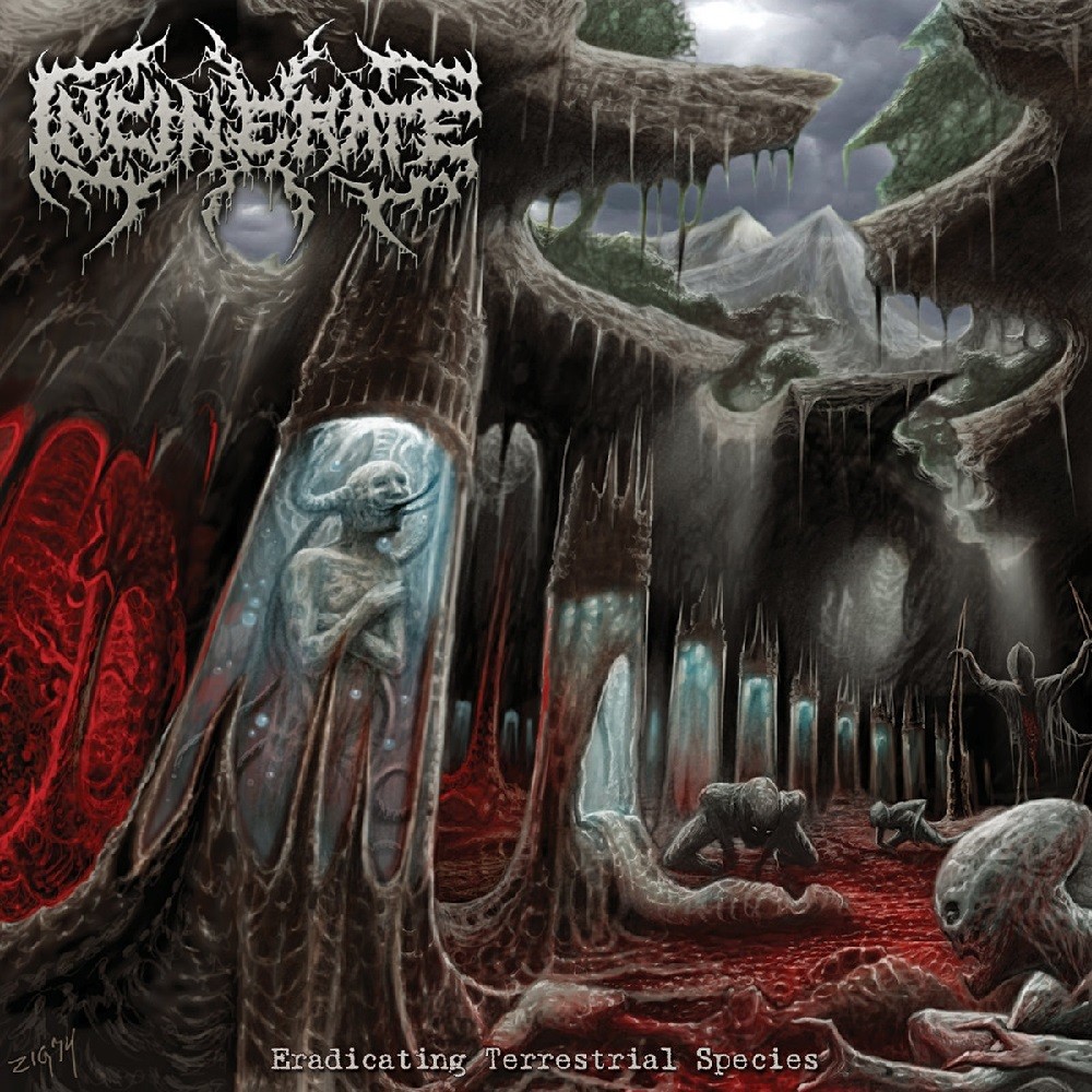 Incinerate - Eradicating Terrestrial Species (2015) Cover