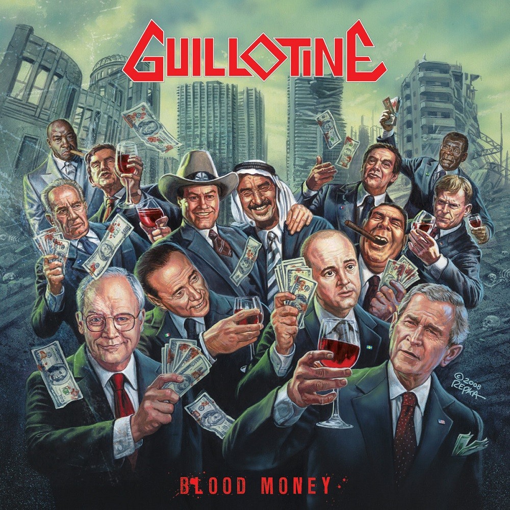 Guillotine - Blood Money (2008) Cover