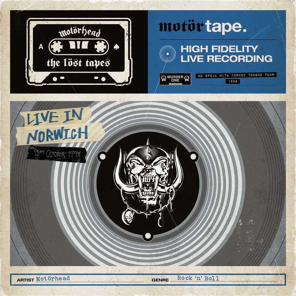 Motörhead - The Löst Tapes Vol. 2: Live in Norwich 1998 (2021) Cover