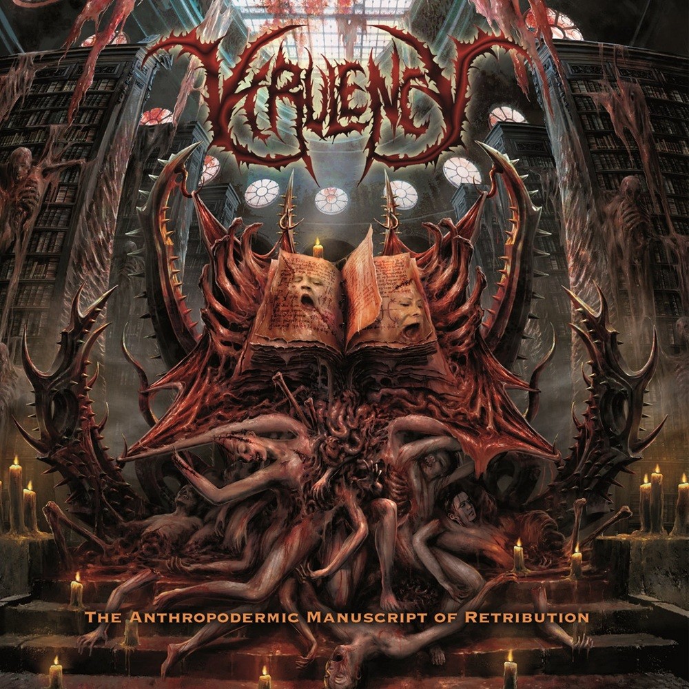Virulency - The Anthropodermic Manuscript of Retribution (2016) Cover