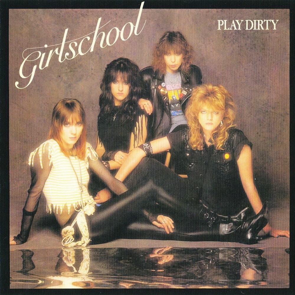 The Hall of Judgement: Girlschool - Play Dirty Cover