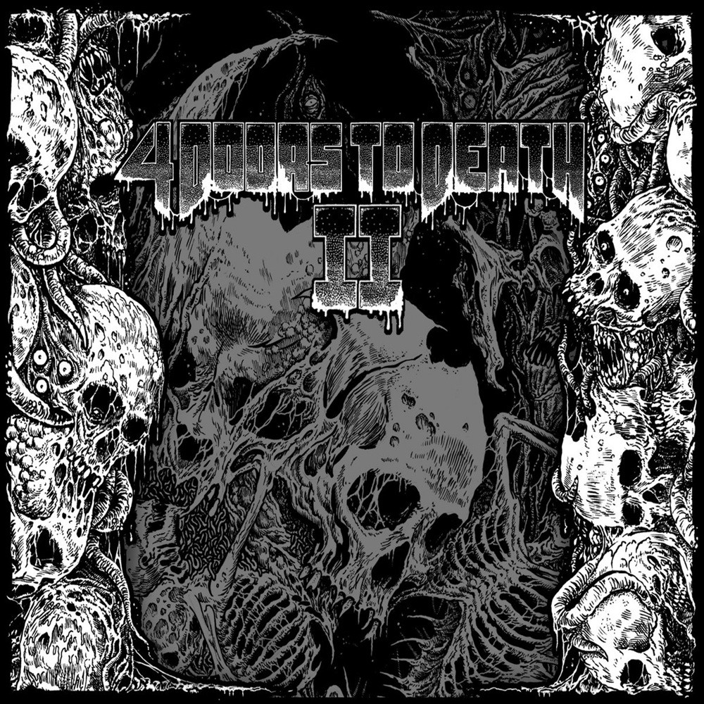 Nucleus / Ectoplasma / Fetid Zombie / Temple of Void - 4 Doors to Death II (2020) Cover