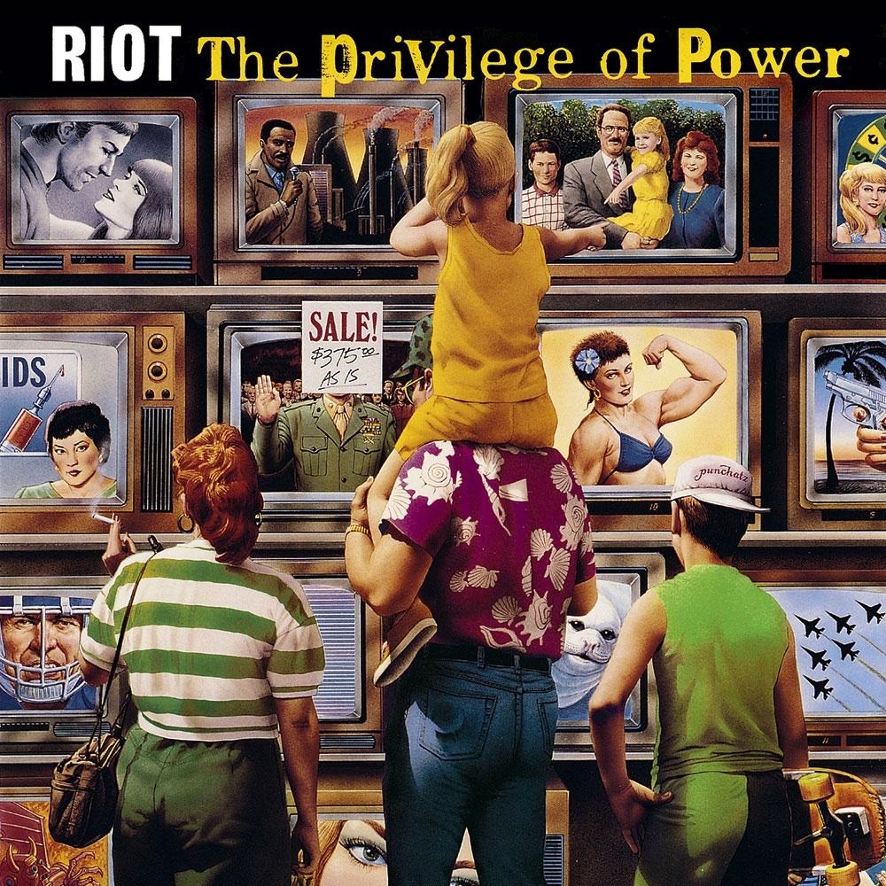 Riot - The Privilege of Power (1990) Cover