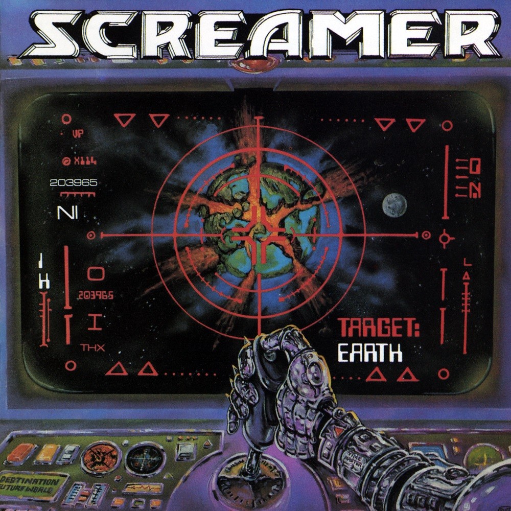 Screamer (USA) - Target: Earth (1988) Cover