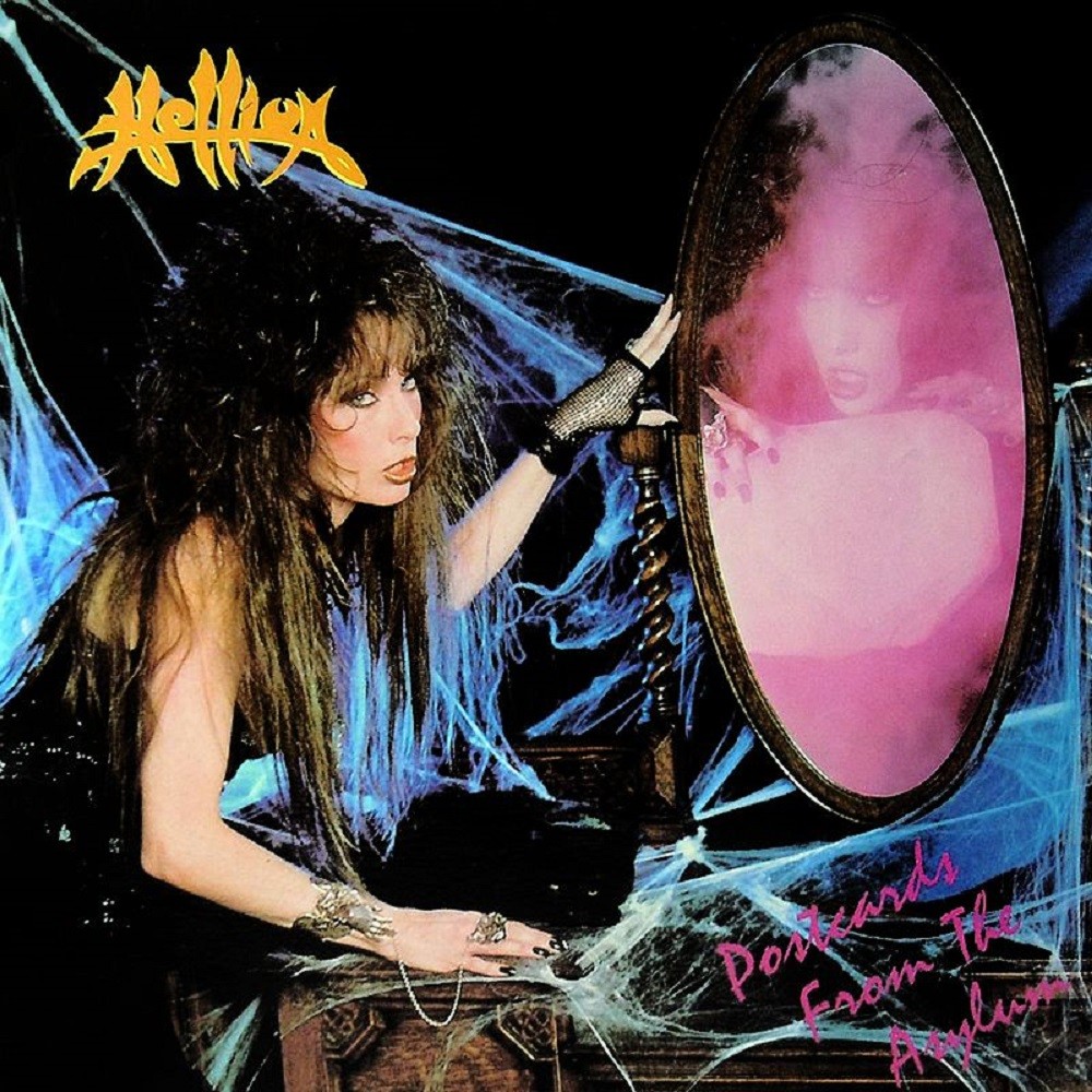 Hellion - Postcards From the Asylum (1988) Cover
