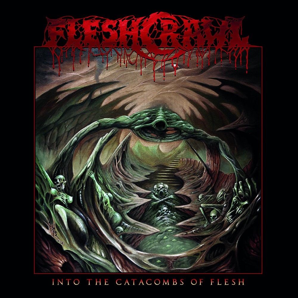 Fleshcrawl - Into the Catacombs of Flesh (2019) Cover