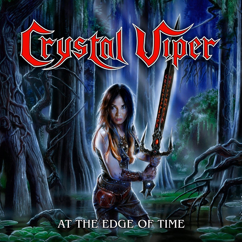 Crystal Viper - At the Edge of Time (2018) Cover