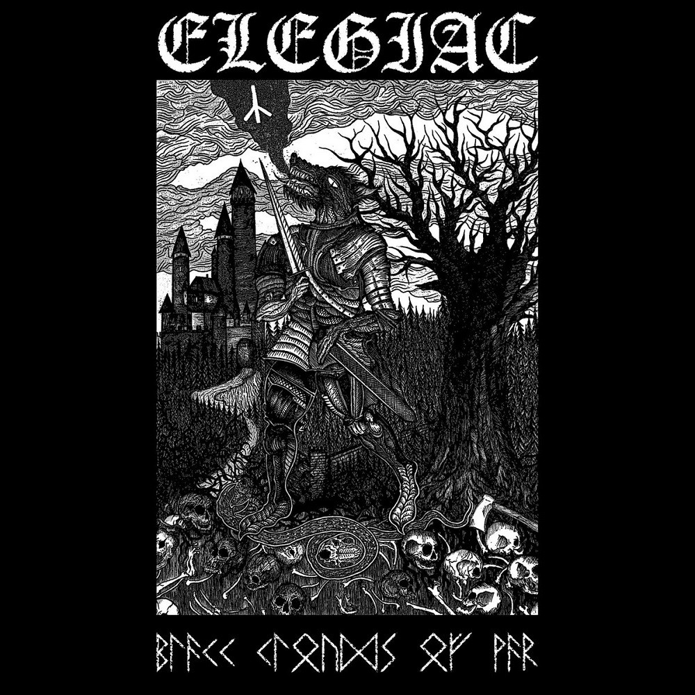 Elegiac - Black Clouds of War (2017) Cover