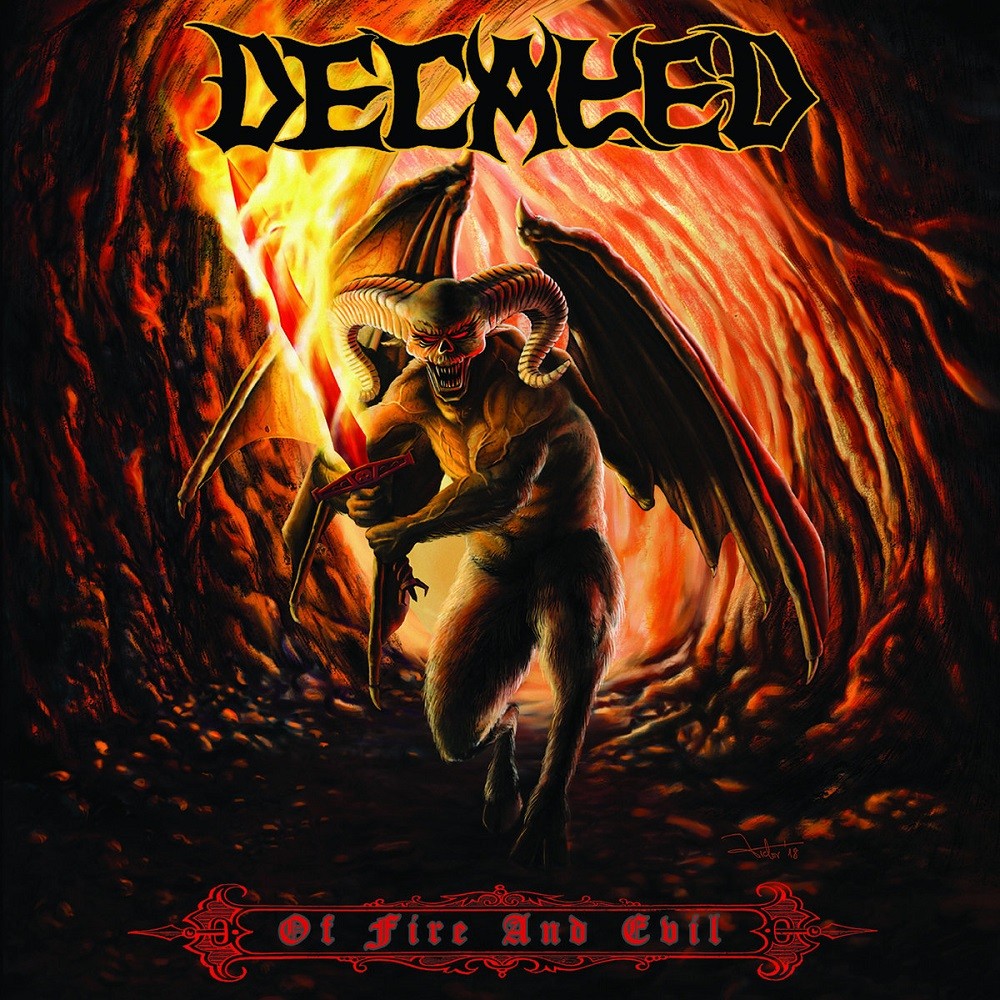 Decayed - Of Fire and Evil (2018) Cover