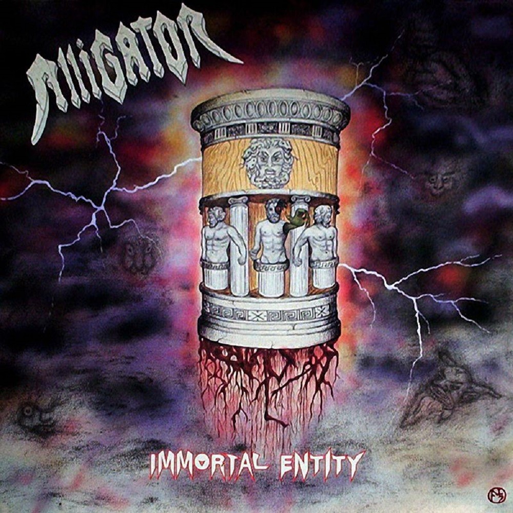 Alligator - Immortal Entity (1991) Cover