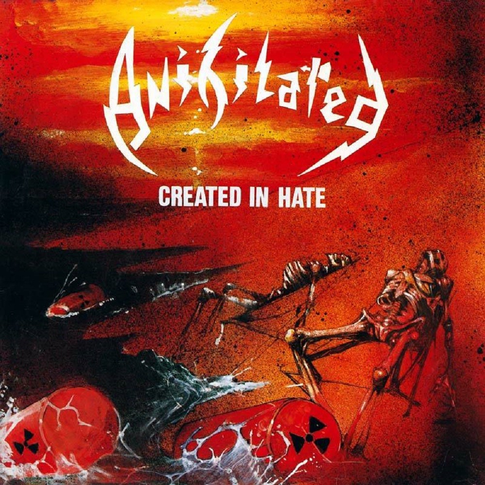 Anihilated - Created in Hate (1988) Cover