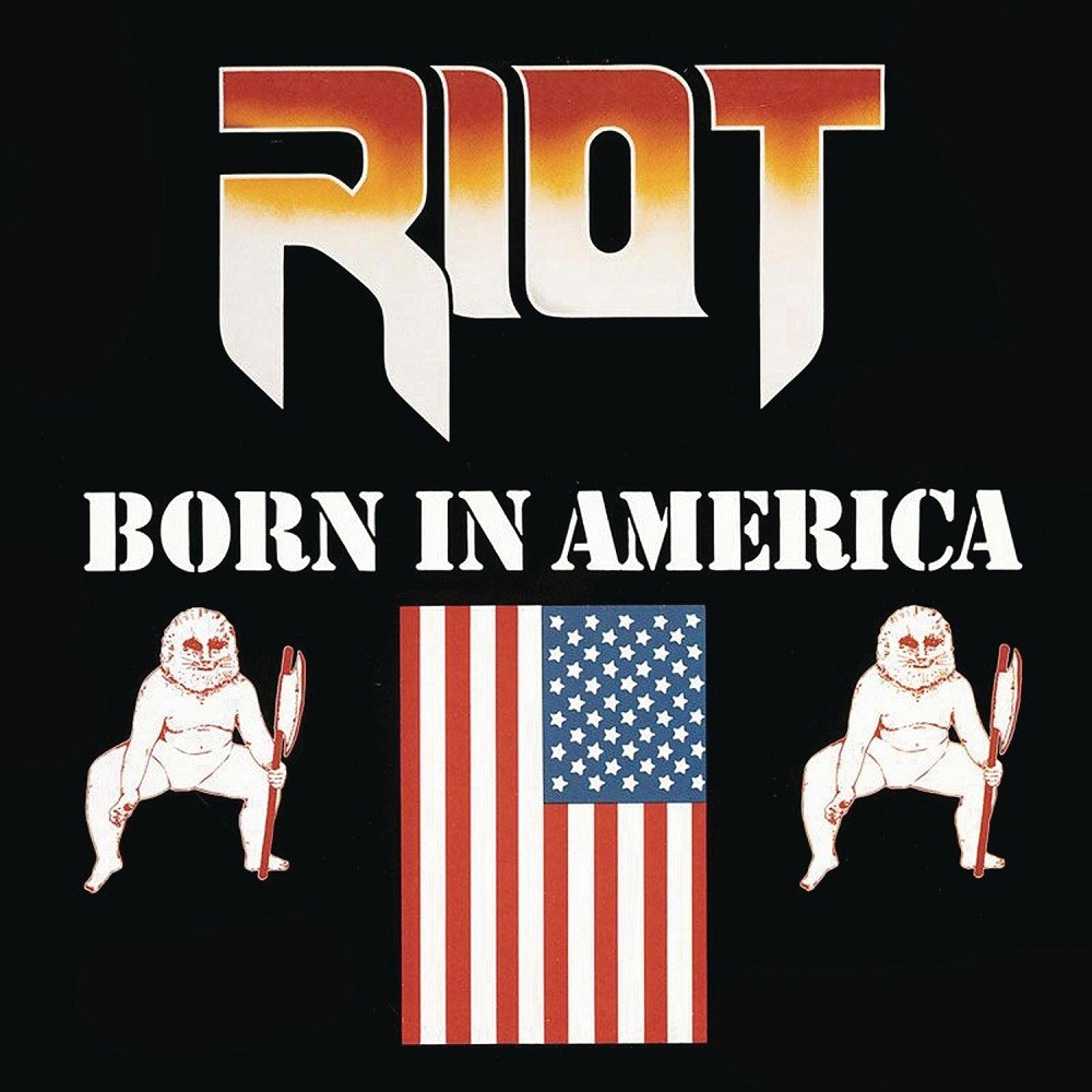 Riot - Born in America (1983) Cover