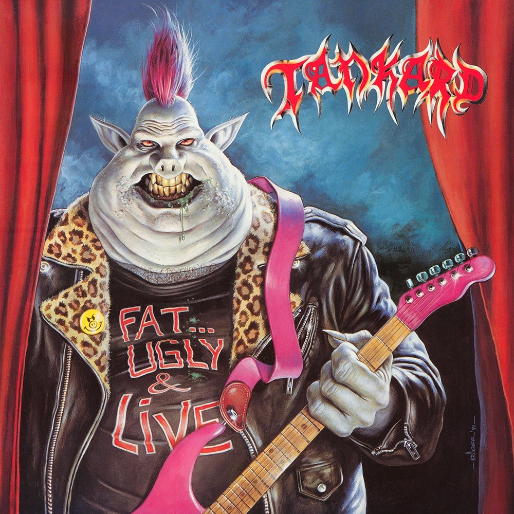 Tankard - Fat, Ugly and Live (1991) Cover