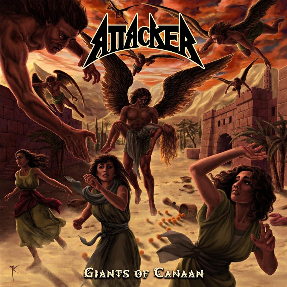 Attacker - Giants of Canaan (2013) Cover