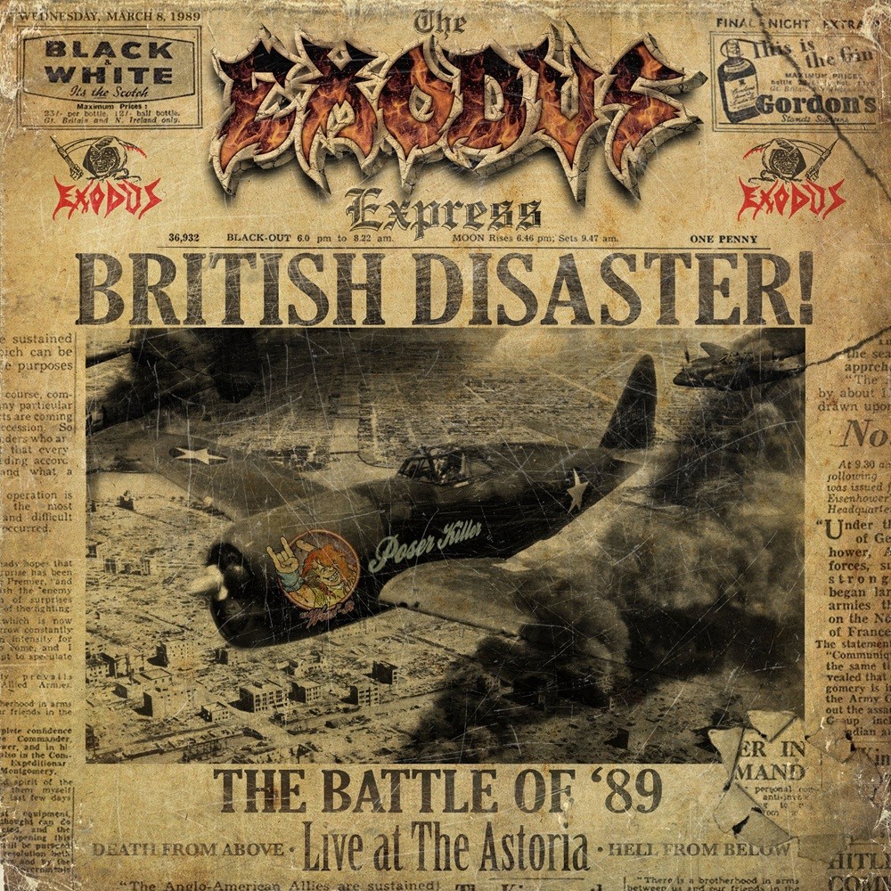 Exodus - British Disaster! The Battle of '89 (Live at the Astoria) (2024) Cover