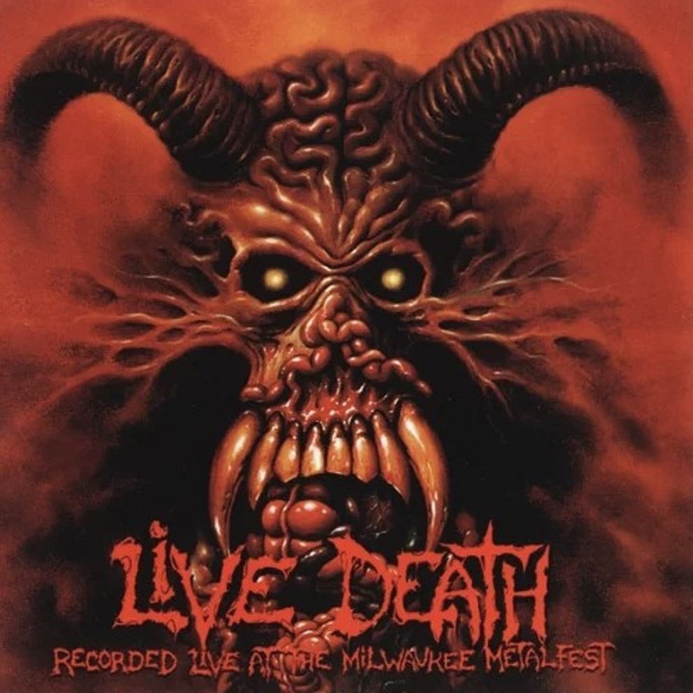 Suffocation / Malevolent Creation / Exhorder / Cancer - Live Death (1994) Cover