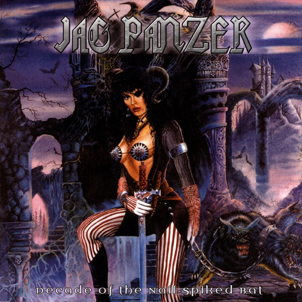 Jag Panzer - Decade of the Nail-Spiked Bat (2003) Cover