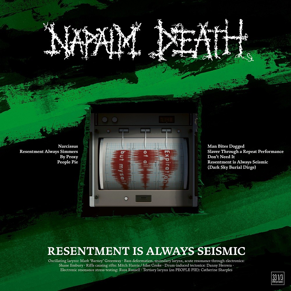 Napalm Death - Resentment Is Always Seismic - A Final Throw of Throes (2022) Cover