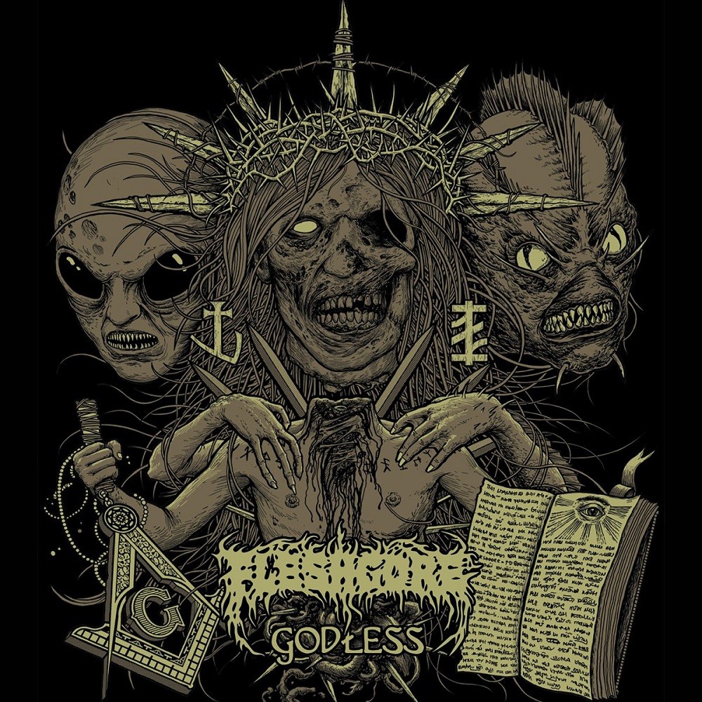 Fleshgore - Godless (2018) Cover