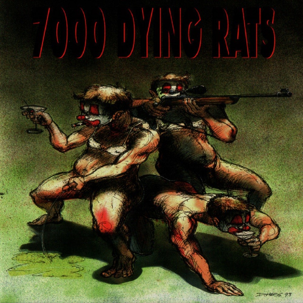 7000 Dying Rats - Fanning the Flames of Fire (1998) Cover