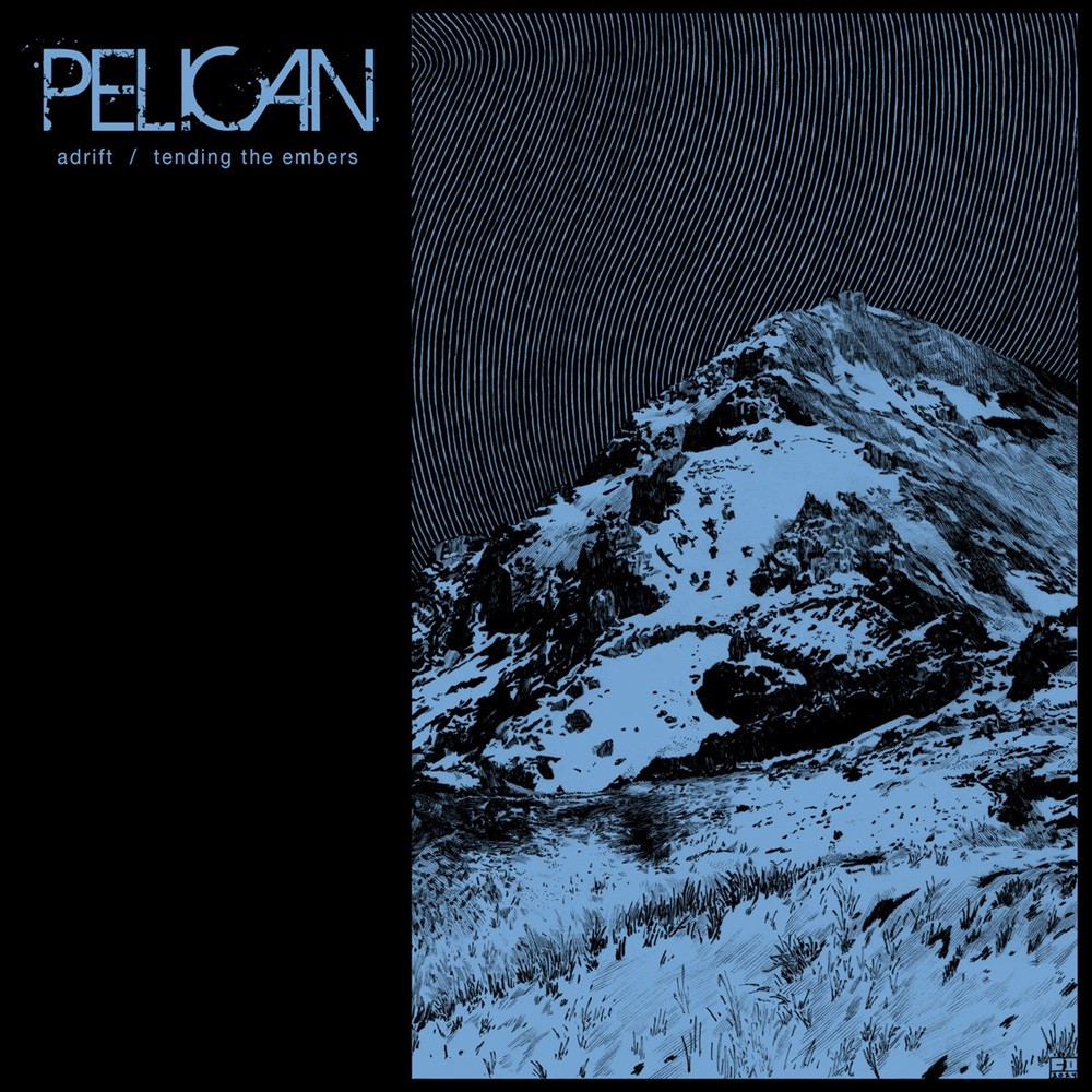 Pelican - Adrift / Tending the Embers (2024) Cover