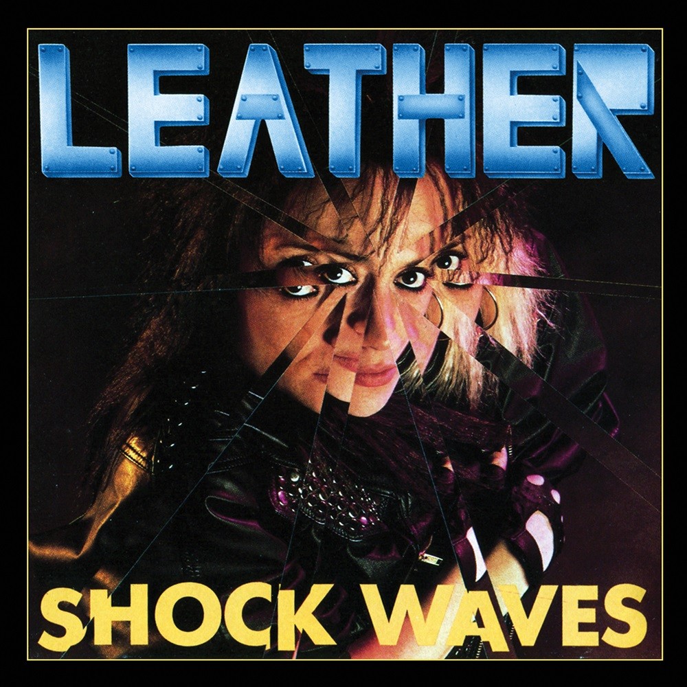 Leather - Shock Waves (1989) Cover