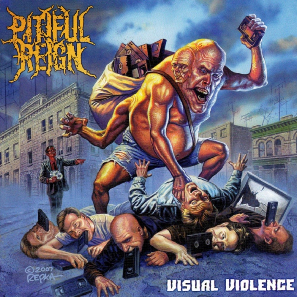 Pitiful Reign - Visual Violence (2008) Cover