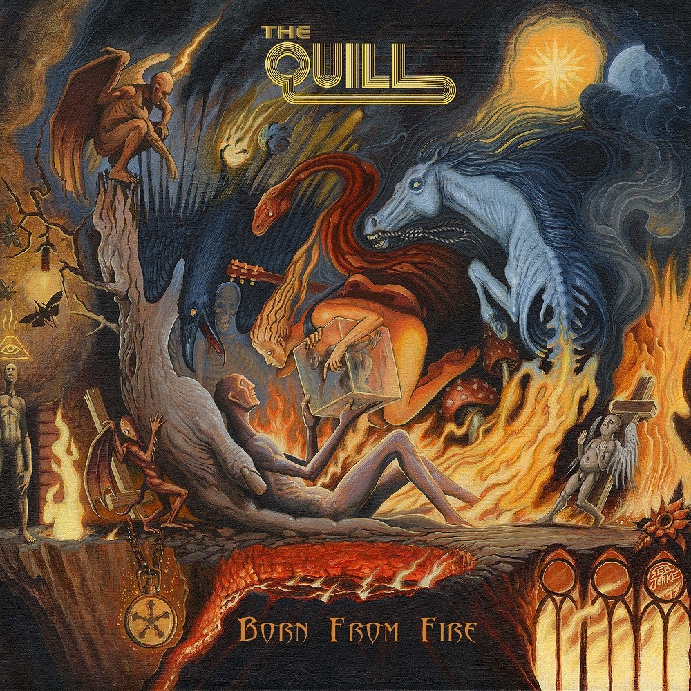 Quill, The - Born From Fire (2017) Cover