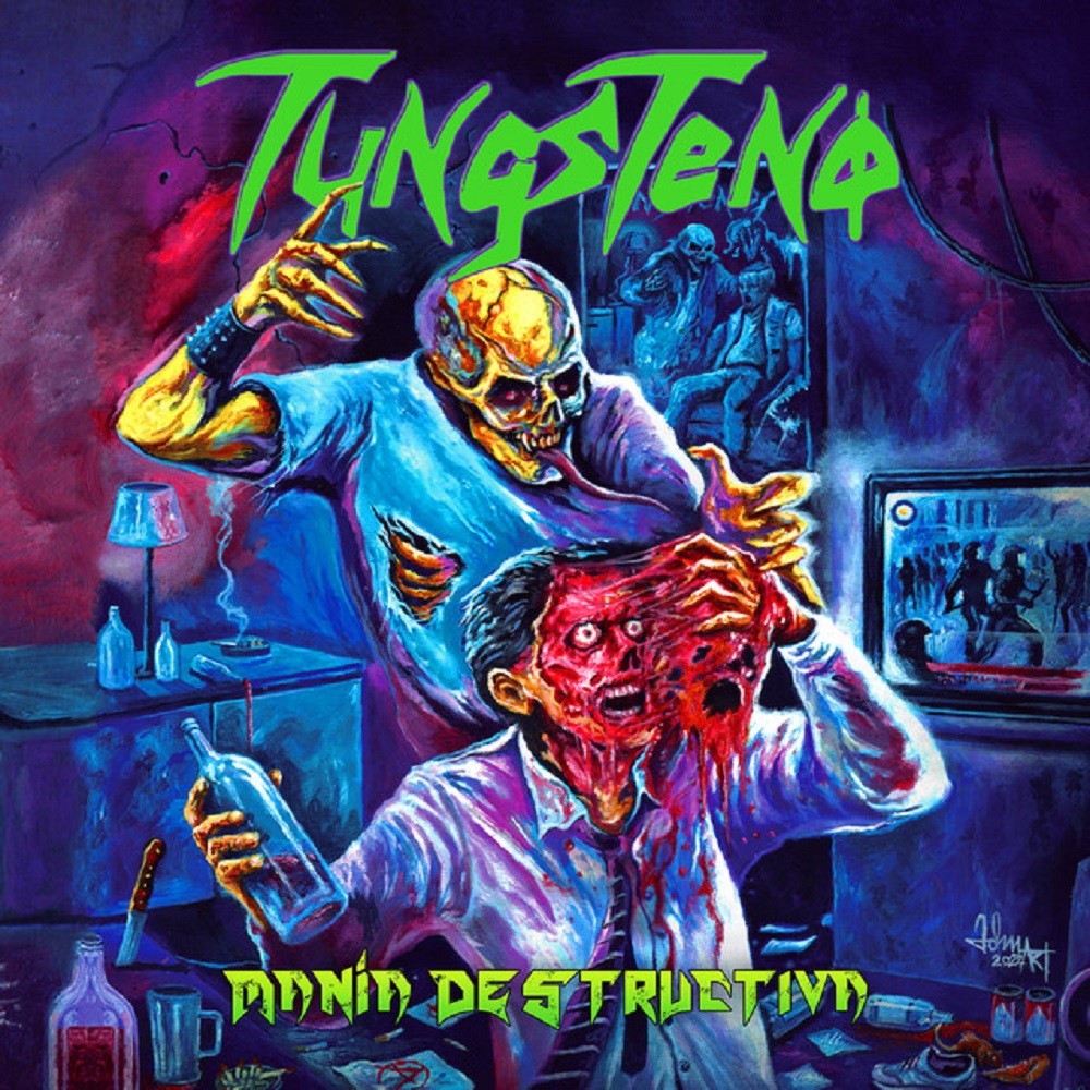 Tungsteno - Manía Destructiva (2022) Cover
