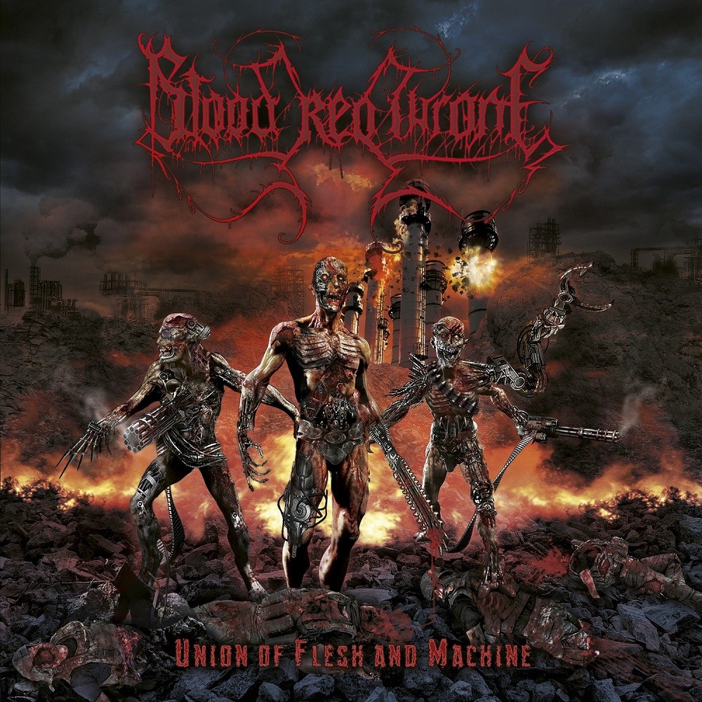 Blood Red Throne - Union of Flesh and Machine (2016) Cover