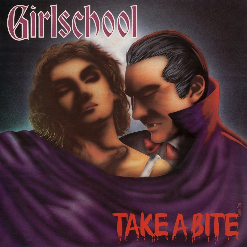 Girlschool - Take a Bite (1988) Cover