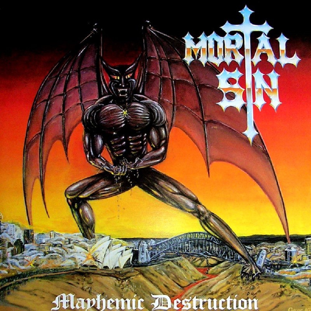 Mortal Sin - Mayhemic Destruction (1987) Cover