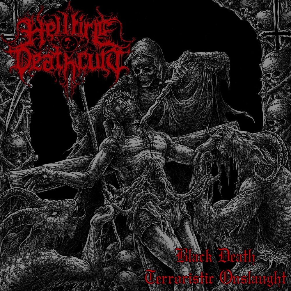 Hellfire Deathcult - Black Death Terroristic Onslaught (2018) Cover